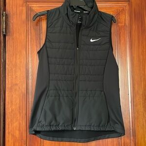 Nike black running vest, size medium